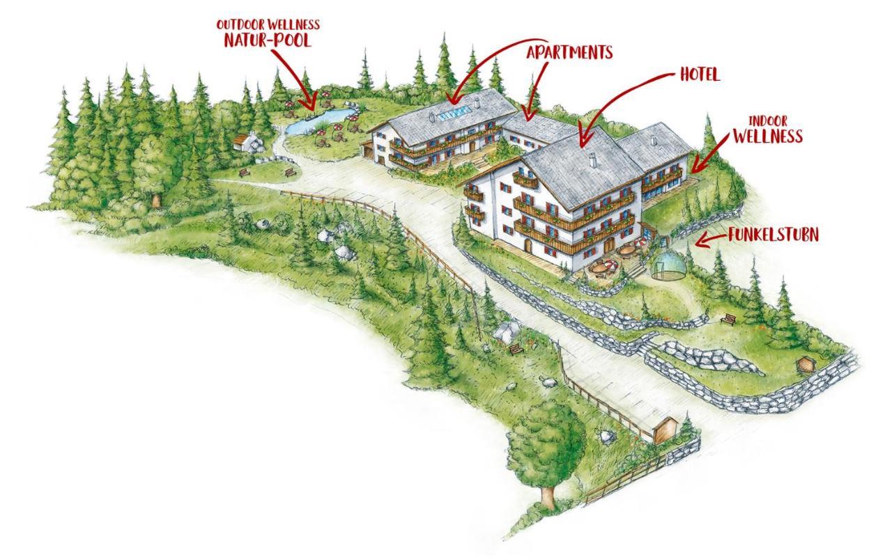 Bayern Resort Hotel - Adults Only - Mit Zugspitzblick - Eibsee-Naehe - Wellnessbereich - Naturpool Im Sommer Grainau Luaran gambar